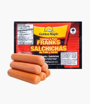 Salchichas de pollo y cerdo Golden Maple (340 g / 12 oz)